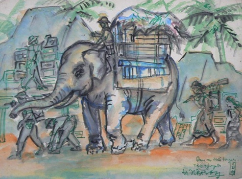 Bảo tàng tỉnh Đắk Lắk triển lãm bản sao bộ tranh “Ký họa kháng chiến”