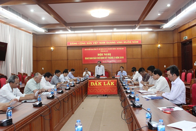 Regular press conference in March, 2018