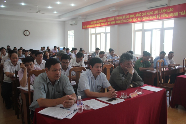 Hội nghị Ban Chấp hành Đảng bộ huyện Buôn Đôn mở rộng lần thứ 12