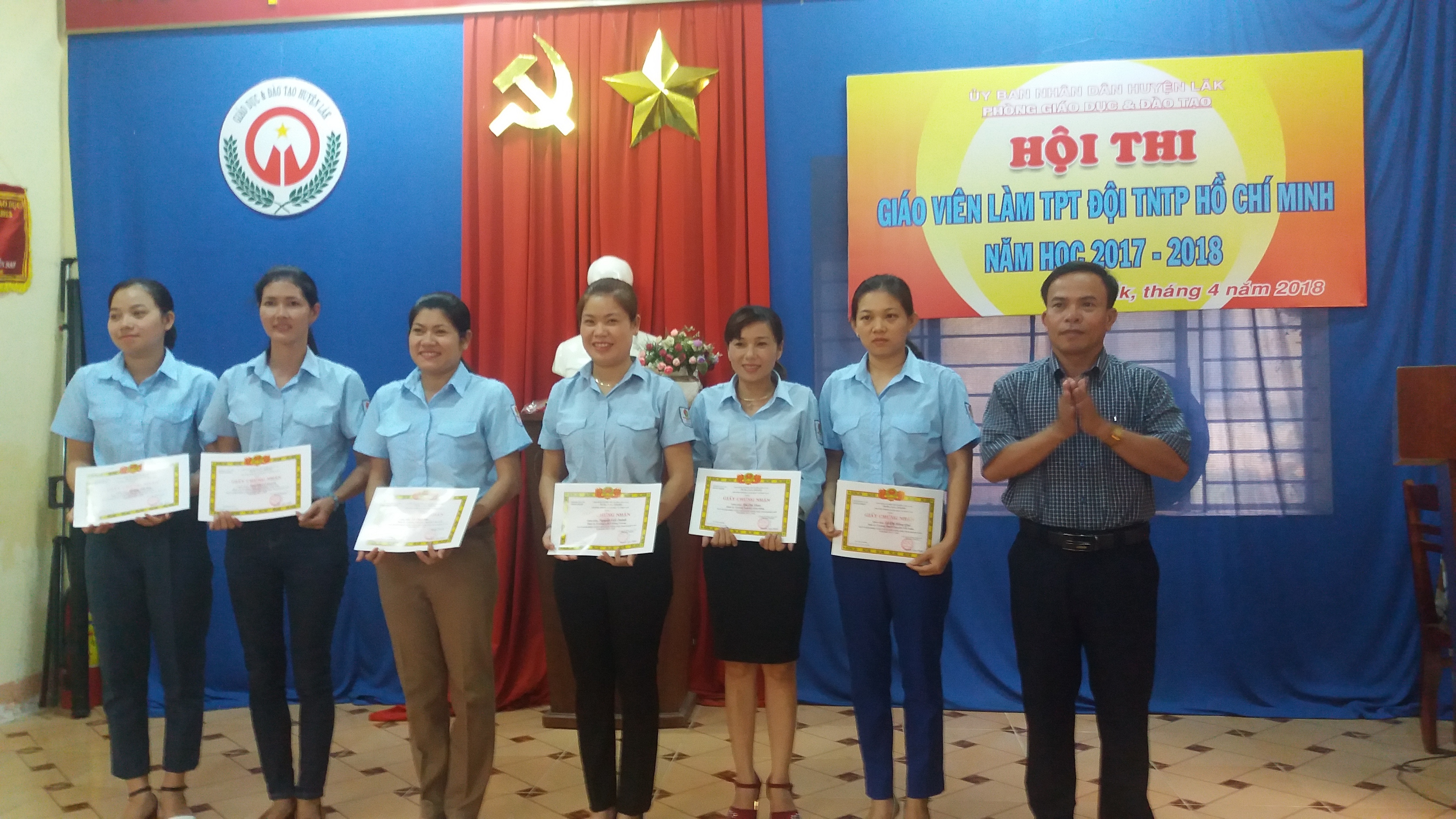 Bế mạc Hội thi Giáo viên làm Tổng phụ trách Đội huyện Lắk năm học 2017 - 2018