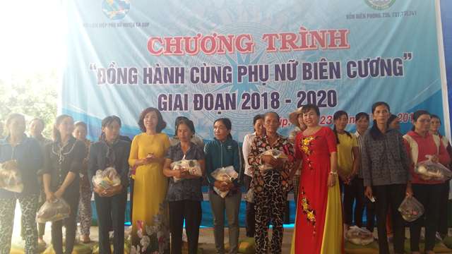 “Đồng hành cùng phụ nữ biên cương” giai đoạn 2018-2020 tại xã Ia Rvê, huyện Ea Súp
