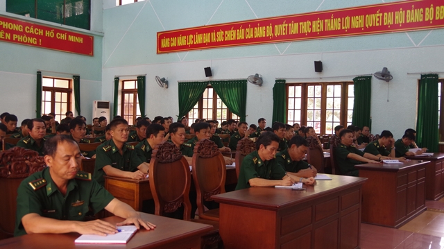 Đảng ủy Bộ đội Biên phòng tỉnh Đắk Lắk thông báo kết quả Hội nghị Trung ương 7 khóa XII