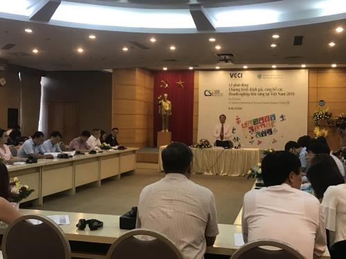 Chương trình đánh giá, công bố doanh nghiệp bền vững năm 2018.