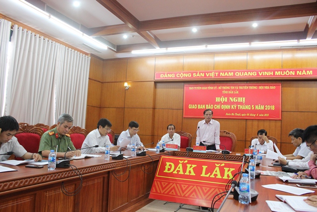 Hội nghị Giao ban báo chí tháng 5/2018