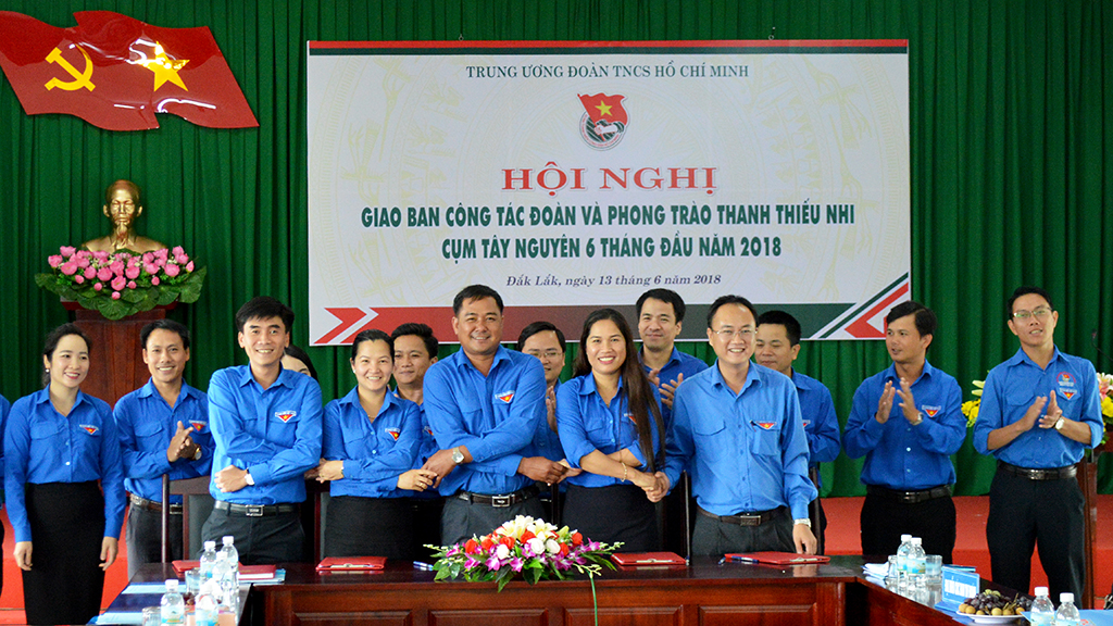 Giao ban công tác đoàn và phong trào thanh niên các tỉnh Tây Nguyên 6 tháng đầu năm 2018