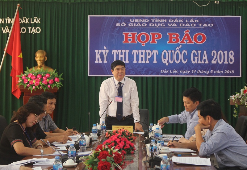 Họp báo về Kỳ thi THPT Quốc gia năm 2018