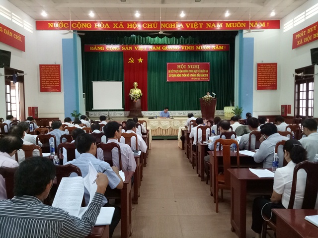 Huyện Cư M'gar sơ kết thực hiện chương trình mục tiêu Quốc gia xây dựng nông thôn mới 6 tháng đầu năm 2018