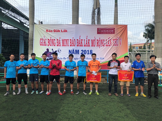 Agribank Chi nhánh tỉnh Đắk Lắk, tài trợ Giải bóng đá Báo Đắk Lắk lần thứ V, năm 2018.