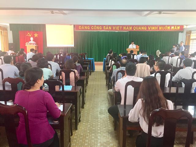 Khai giảng Lớp Bồi dưỡng kiến thức QL nhà nước ngạch Chuyên viên chính – năm 2018