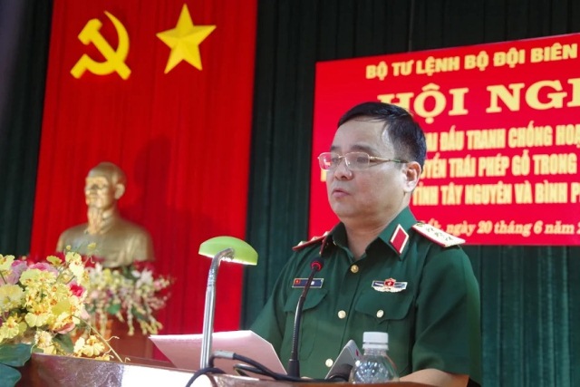 Hội nghị đấu tranh chống khai thác, vận chuyển gỗ trái phép trong khu vực biên giới các tỉnh Tây Nguyên, Bình Phước.