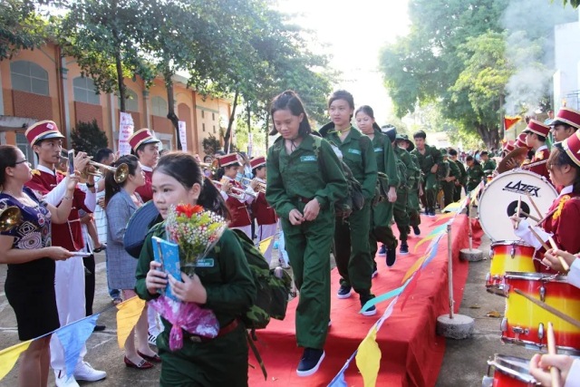 Lễ Nhập ngũ chương trình “Học kỳ trong quân đội” lớp thiếu nhi năm 2018