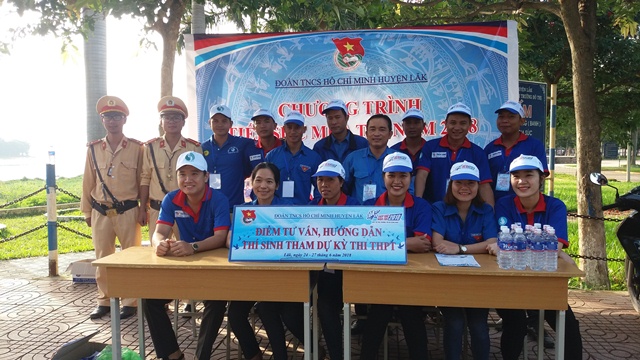 Huyện Lắk ra quân Chương trình Tiếp sức mùa thi năm 2018