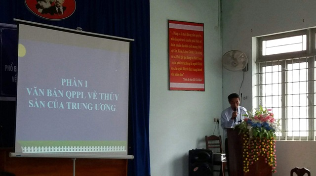 Tuyên truyền, phổ biến các văn bản pháp luật về Thủy sản trên địa bàn huyện Lắk