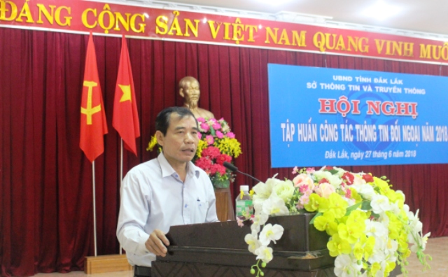 Hội nghị tập huấn công tác thông tin đối ngoại năm 2018