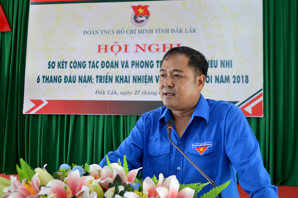 Sơ kết công tác Đoàn và phong trào thanh thiếu nhi 06 tháng đầu năm 2018