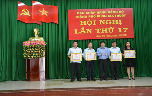 Hội nghị Ban Chấp hành Đảng bộ thành phố Buôn Ma Thuột mở rộng lần thứ 17