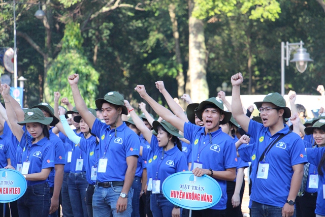 Lễ Xuất quân Chiến dịch TNTN Mùa hè xanh năm 2018