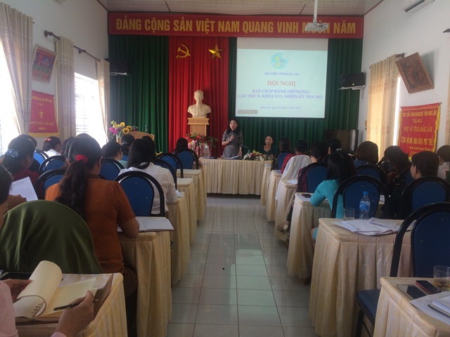 Hội nghị Ban Chấp hành Hội Liên hiệp Phụ nữ tỉnh mở rộng lần thứ 8, khóa XVI, nhiệm kỳ 2016-2021