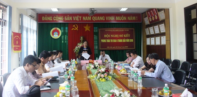 Cụm thi đua số 6 (Khối Văn hóa- Xã hội) sơ kết phong trào thi đua 6 tháng đầu năm 2018