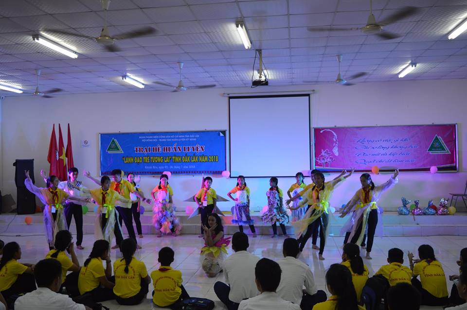 Lễ bế mạc Trại hè Huấn luyện “ Lãnh đạo trẻ tương lai” tỉnh Đắk Lắk năm 2018