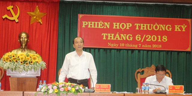 Hội nghị sơ kết tình hình phát triển kinh tế - xã hội, đảm bảo an ninh quốc phòng 6 tháng đầu năm và triển khai nhiệm vụ 6 tháng cuối năm 2018