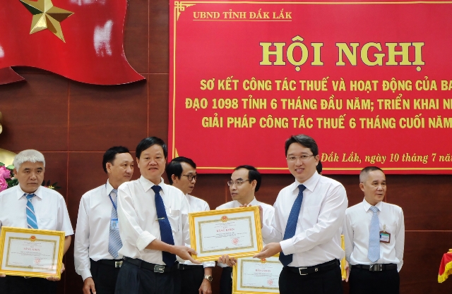 Sơ kết công tác thuế và hoạt động của Ban Chỉ đạo 1098 tỉnh  6 tháng đầu năm 2018