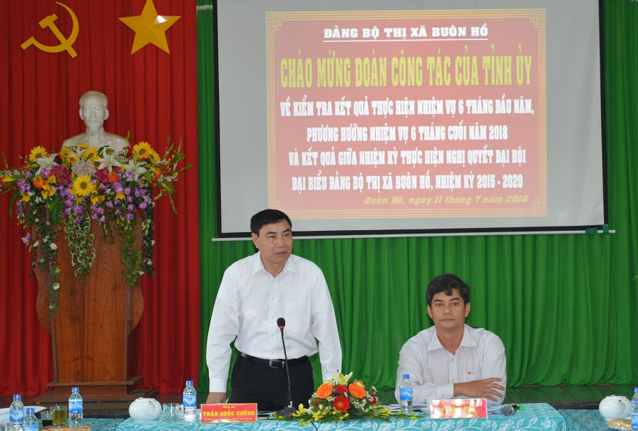 Thị xã Buôn Hồ kiến nghị tỉnh quan tâm hỗ trợ kinh phí để chỉnh trang đô thị