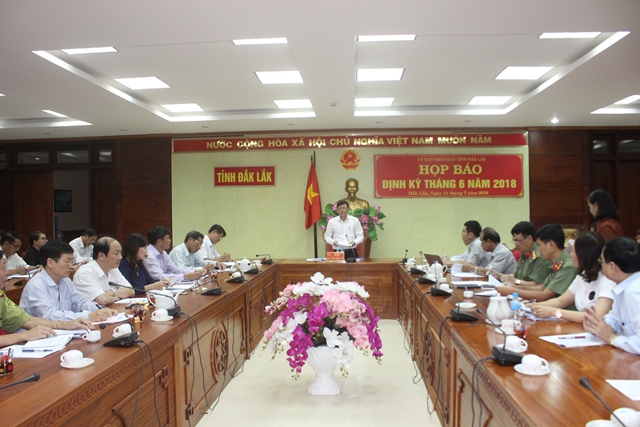 Họp báo định kỳ tháng 6 năm 2018