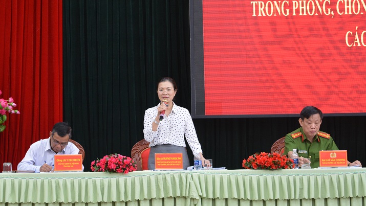 Tọa đàm “Phát huy vai trò của già làng, trưởng bản, chức sắc các tôn giáo trong công tác phòng, chống tội phạm tại vùng đồng bào dân tộc thiểu số các tỉnh miền Trung và Tây Nguyên”.