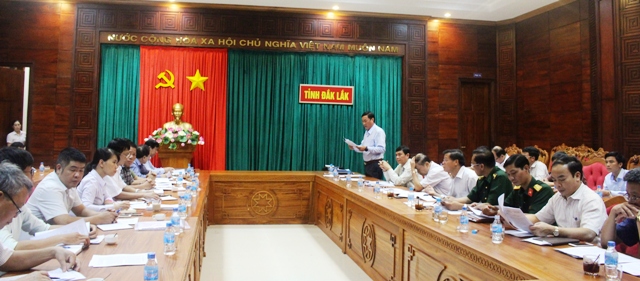 Đoàn khảo sát của Bộ Tài nguyên và Môi trường làm việc với UBND tỉnh về công tác quản lý, sử dụng đất nông, lâm nghiệp