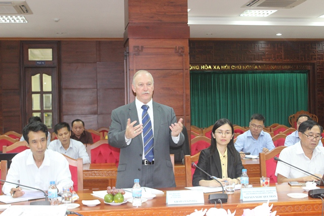 UBND tỉnh làm việc với Đoàn công tác của thành phố Goulburn ( Úc)