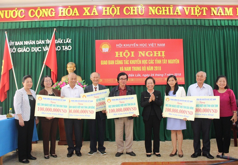 Giao ban công tác khuyến học các tỉnh Tây Nguyên và Nam Trung bộ năm 2018