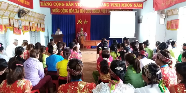 Hội Liên hiệp Phụ nữ xã Ea Kuếh, huyện Cư M’gar ra mắt mô hình “Phụ nữ dân tộc thiểu số thực hiện không hủ tục, tập tục lạc hậu”.