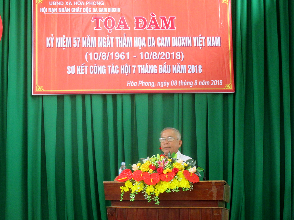 Gặp mặt kỷ niệm  57 năm ngày thảm họa da cam Việt Nam (10/8/1961 – 10/8/2018)