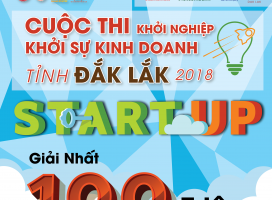 Điều chỉnh thời gian tiếp nhận hồ sơ dự thi Cuộc thi khởi nghiệp và khởi sự kinh doanh tỉnh Đắk Lắk năm 2018