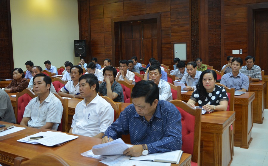 Họp đánh giá các dự án phát triển nông lâm nghiệp trên địa bàn