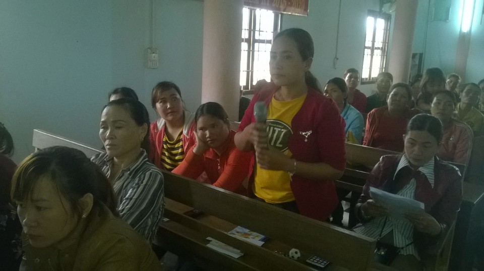 Hội LHPN huyện Cư M’gar tổ chức Hội nghị tư vấn pháp luật cộng đồng tại xã Ea Drơng