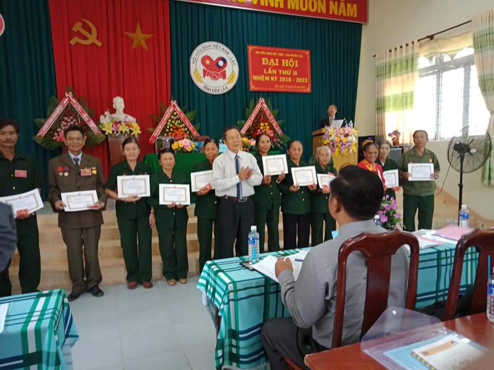 Đại hội Hội Hữu nghị Việt Nam - Lào huyện Lắk khóa II, nhiệm kỳ 2018 – 2023