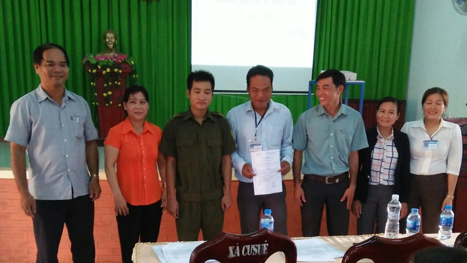 Hội Liên hiệp Phụ nữ xã Cư Suê, huyện Cư M’gar ra mắt Tổ tư vấn cộng đồng cấp xã