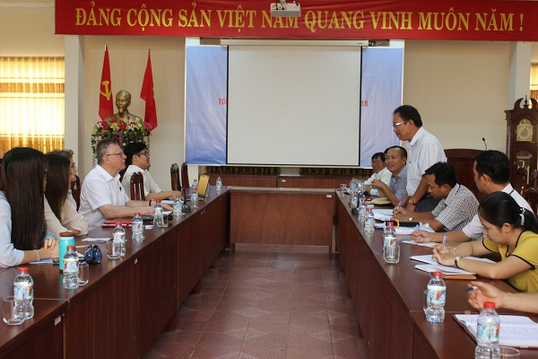 Trường Cao đẳng Công nghệ Tây Nguyên: Tiếp và làm việc với với đoàn chuyên gia của Học viện Chisholm, Úc