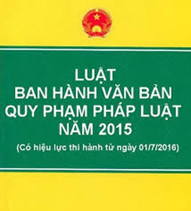 Báo cáo tình hình thi hành Luật ban hành văn bản quy phạm pháp luật năm 2015