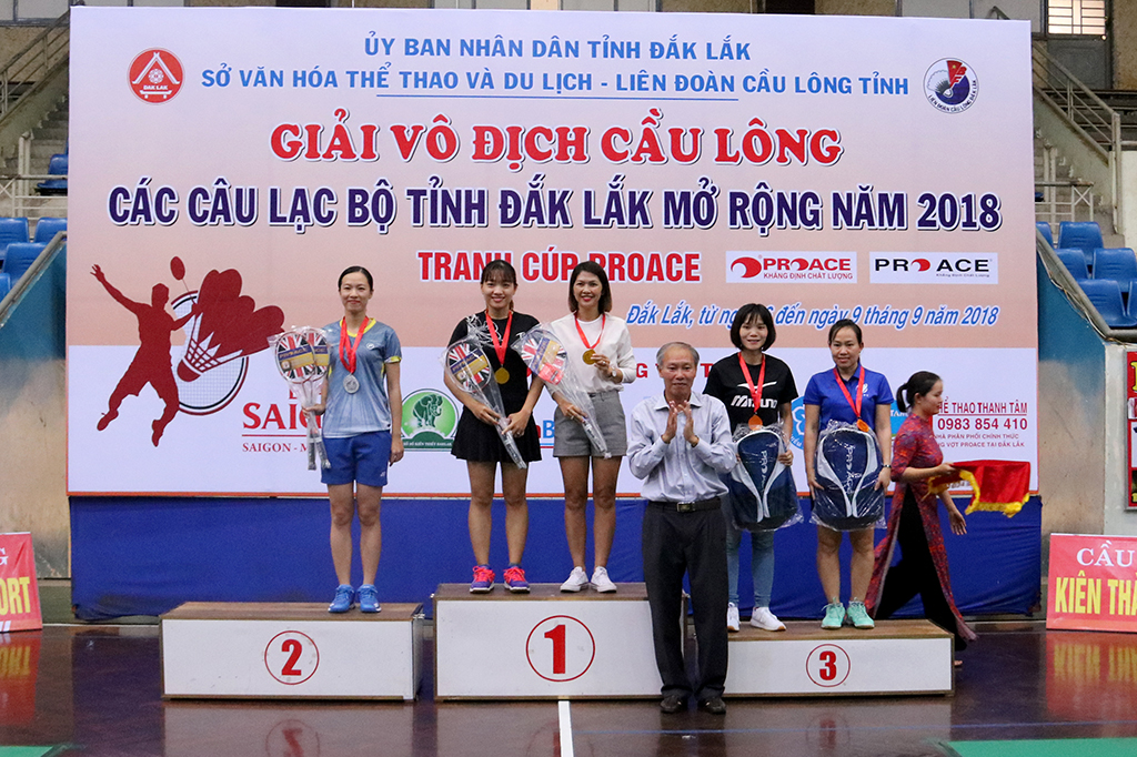 Giải vô địch Cầu lông các câu lạc bộ tỉnh Đắk Lắk mở rộng năm 2018: Câu lạc bộ Buôn Ma Thuột nhất toàn đoàn