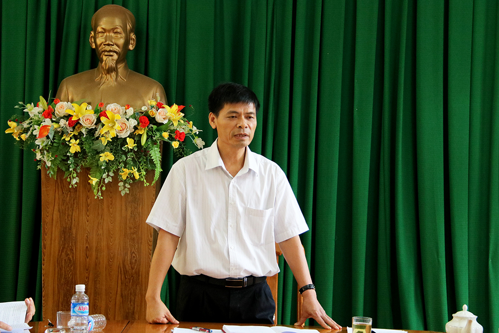 Đoàn Kiểm tra 1228 làm việc với UBND huyện Krông Ana