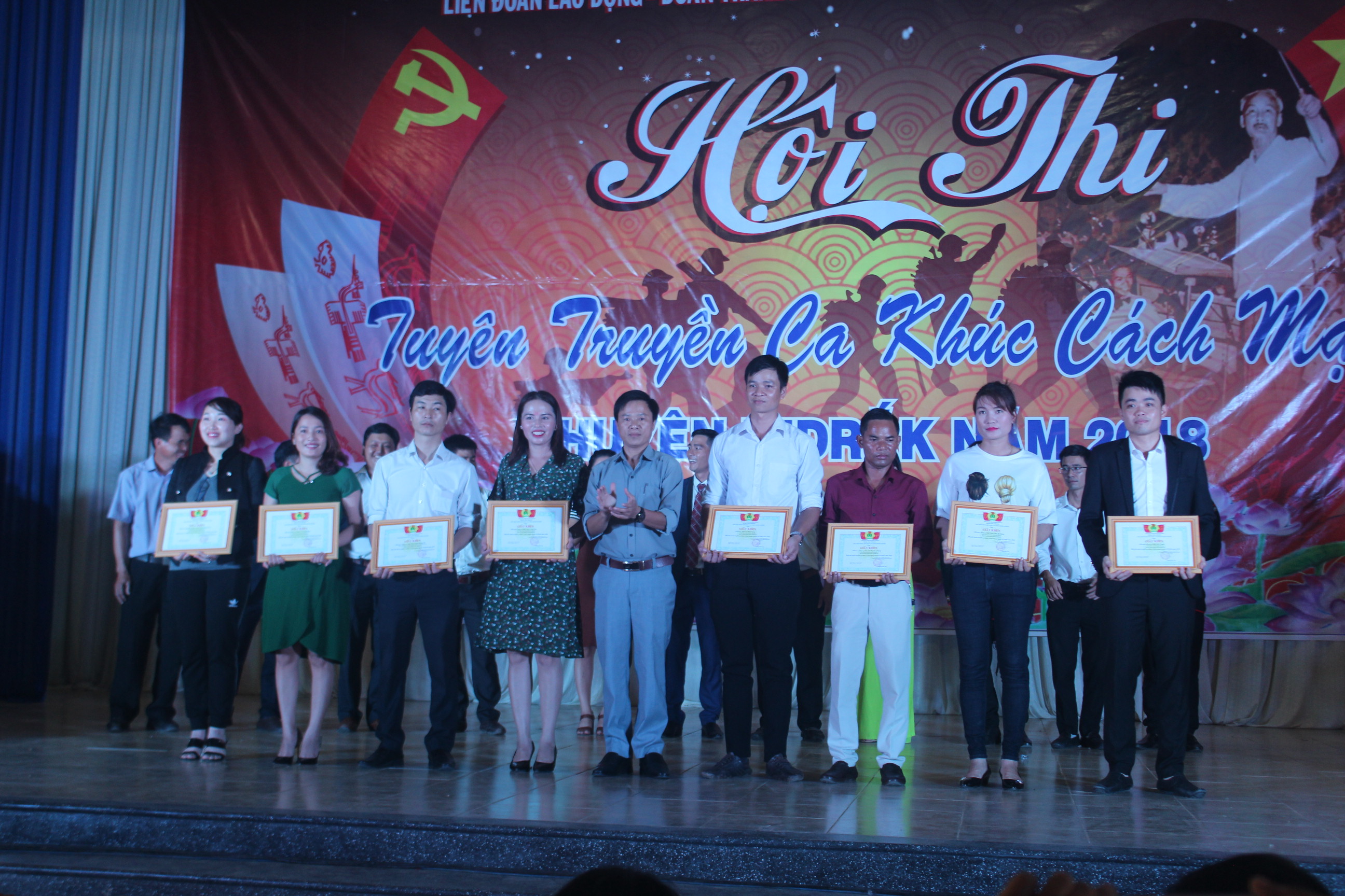 Ghi nhận từ Hội thi tuyên truyền ca khúc cách mạng huyện M’Đrắk năm 2018