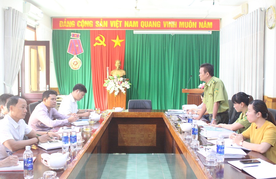 Kiểm tra kết quả thực hiện cải cách hành chính tại Chi cục Kiểm lâm tỉnh