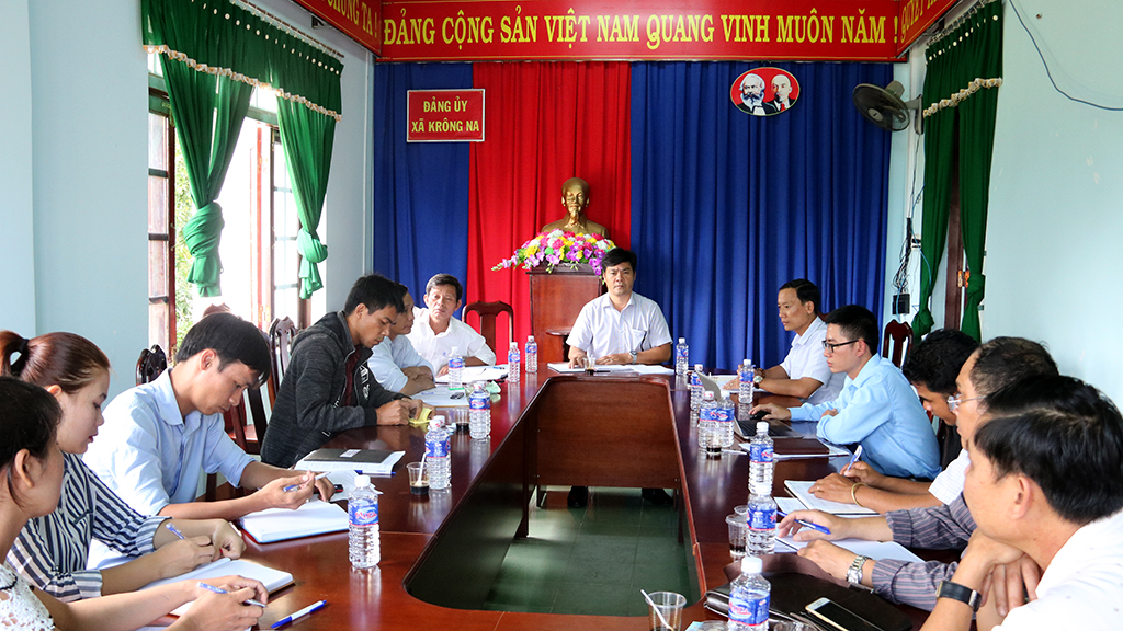 Kiểm tra công tác cải cách hành chính tại xã Krông Na, huyện Buôn Đôn