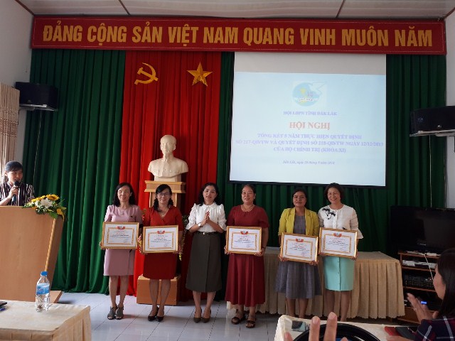 Hội Liên hiệp Phụ nữ tỉnh tổ chức Hội nghị tổng kết 5 năm thực hiện Quyết định 217- QĐ/TW, 218- QĐ/TW của Bộ Chính trị.