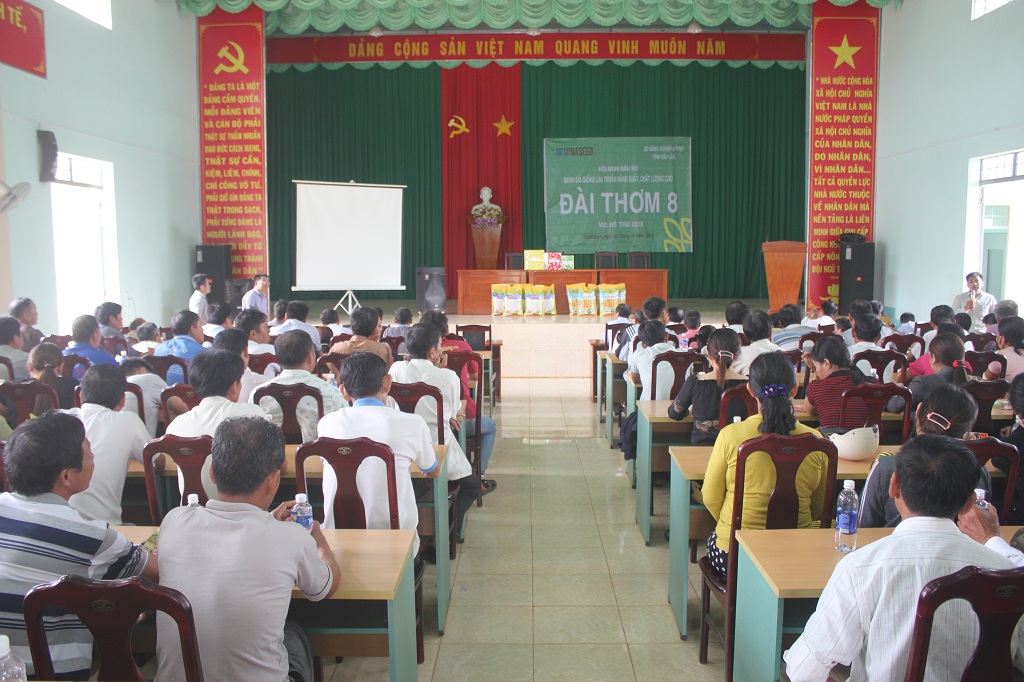 Huyện Buôn Đôn: Hội thảo giống lúa Đài Thơm 8