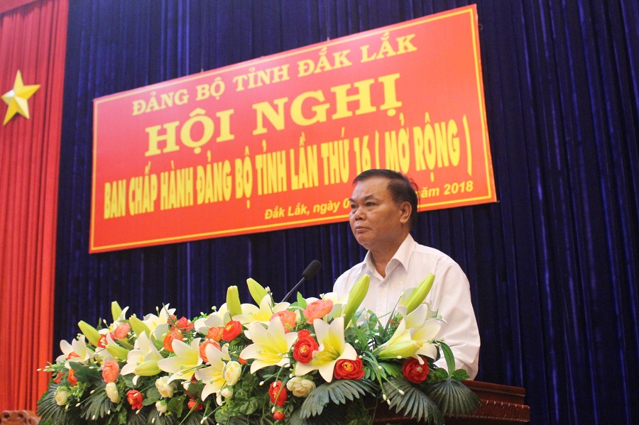 Hội nghị Ban Chấp hành Đảng bộ tỉnh (mở rộng) lần thứ 16