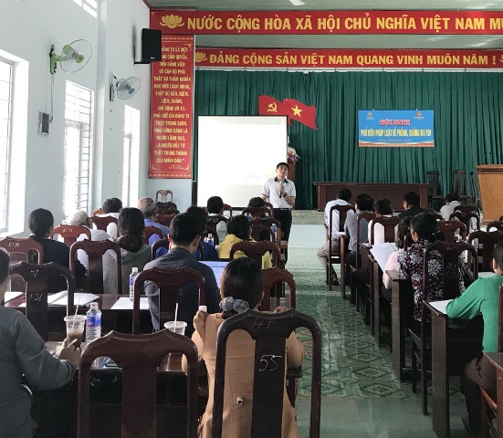 Hội nghị phổ biến pháp luật về phòng, chống ma túy tại xã Krông Na, huyện Buôn Đôn